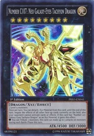 Number C107: Neo Galaxy-Eyes Tachyon Dragon [PRIO-EN041] Super Rare - Yu-Gi-Oh! - Card Brawlers | Quebec | Canada |