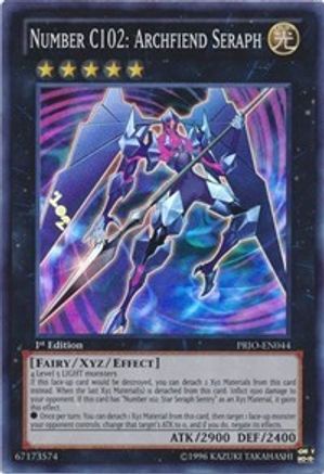 Number C102: Archfiend Seraph [PRIO-EN044] Super Rare - Yu-Gi-Oh! - Card Brawlers | Quebec | Canada |