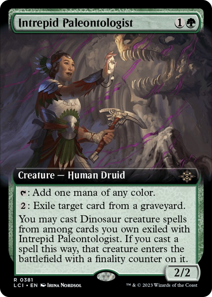 Intrepid Paleontologist (Extended Art) [The Lost Caverns of Ixalan] - Magic: The Gathering - Card Brawlers | Quebec | Canada |