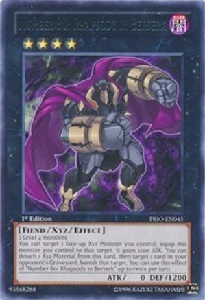 Number 80: Rhapsody in Berserk [PRIO-EN045] Rare - Yu-Gi-Oh! - Card Brawlers | Quebec | Canada |