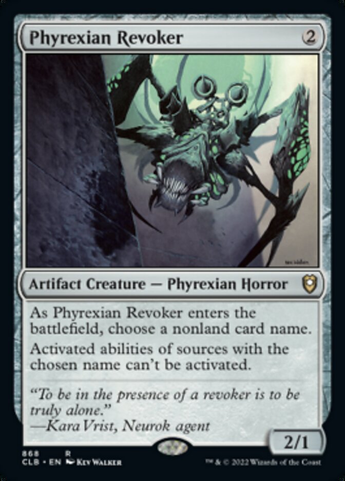 Phyrexian Revoker [Commander Legends: Battle for Baldur's Gate] - Magic: The Gathering - Card Brawlers | Quebec | Canada |