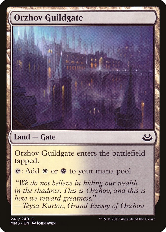 Orzhov Guildgate [Modern Masters 2017] - Magic: The Gathering - Card Brawlers | Quebec | Canada |