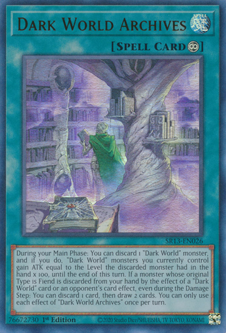 Dark World Archives [SR13-EN026] Ultra Rare - Yu-Gi-Oh! - Card Brawlers | Quebec | Canada |