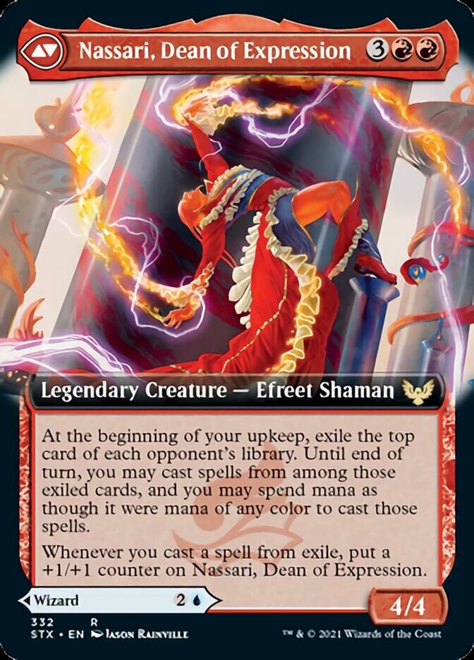 Uvilda, Dean of Perfection // Nassari, Dean of Expression (Extended Art) [Strixhaven: School of Mages] - Magic: The Gathering - Card Brawlers | Quebec | Canada |