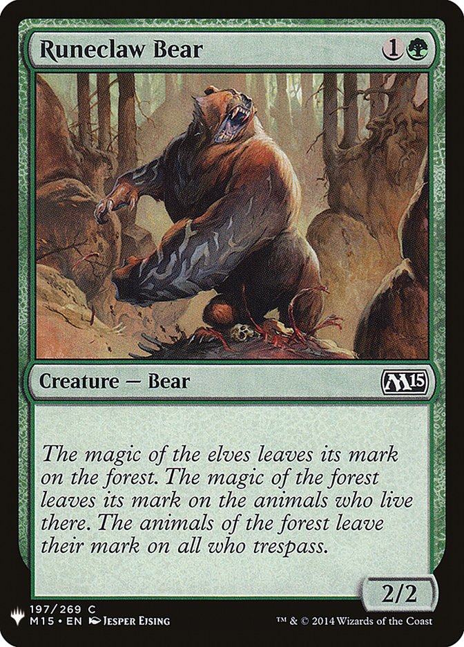 Runeclaw Bear [Mystery Booster] - Magic: The Gathering - Card Brawlers | Quebec | Canada |