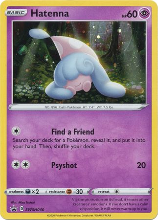 Hatenna (SWSH040) [Sword & Shield: Black Star Promos] - Pokémon - Card Brawlers | Quebec | Canada |