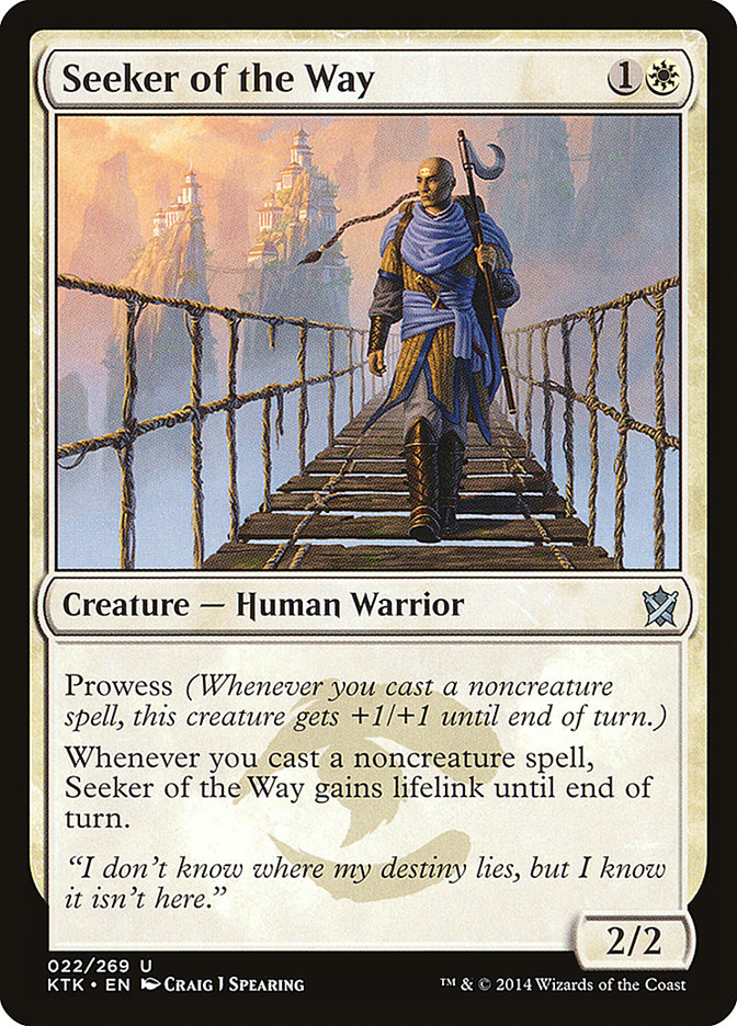 Seeker of the Way [Khans of Tarkir] - Magic: The Gathering - Card Brawlers | Quebec | Canada |
