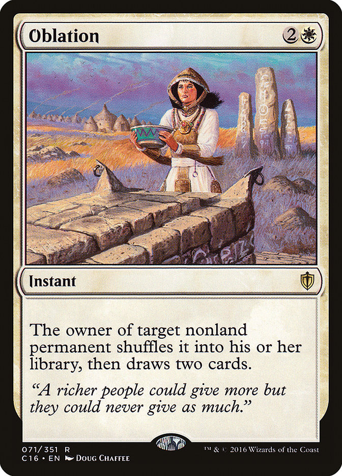 Oblation [Commander 2016] - Magic: The Gathering - Card Brawlers | Quebec | Canada |