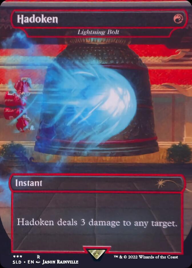 Lightning Bolt - Hadoken [Secret Lair Drop Series] - Magic: The Gathering - Card Brawlers | Quebec | Canada |