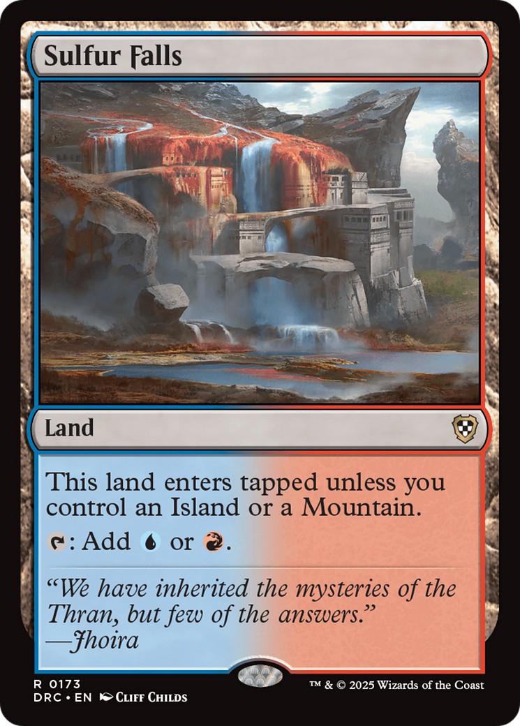 Sulfur Falls [Aetherdrift Commander] - Magic: The Gathering - Card Brawlers | Quebec | Canada |