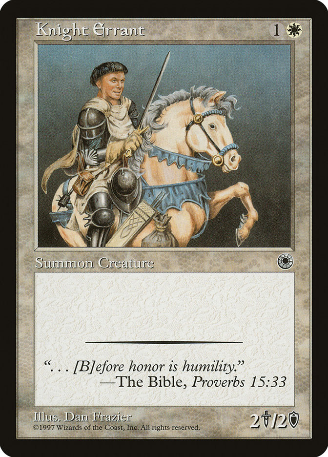 Knight Errant [Portal] - Magic: The Gathering - Card Brawlers | Quebec | Canada |