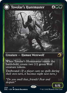 Tovolar's Huntmaster // Tovolar's Packleader [Innistrad: Double Feature] - Magic: The Gathering - Card Brawlers | Quebec | Canada |