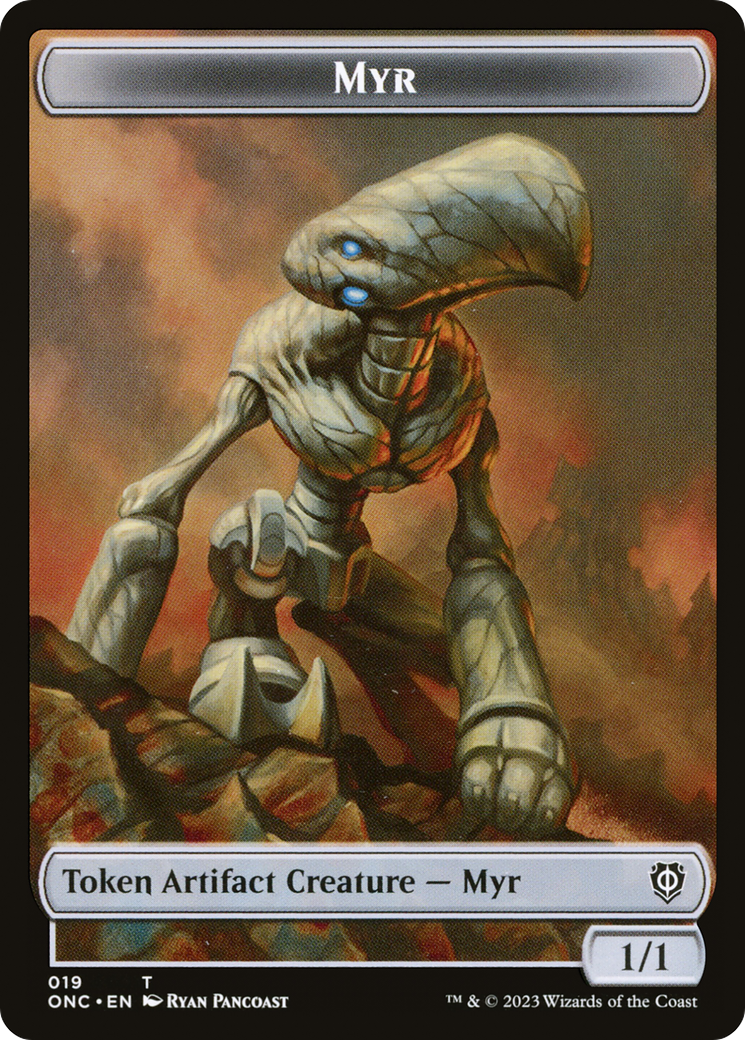 Myr // Thopter Double-Sided Token [Phyrexia: All Will Be One Commander Tokens] - Magic: The Gathering - Card Brawlers | Quebec | Canada |