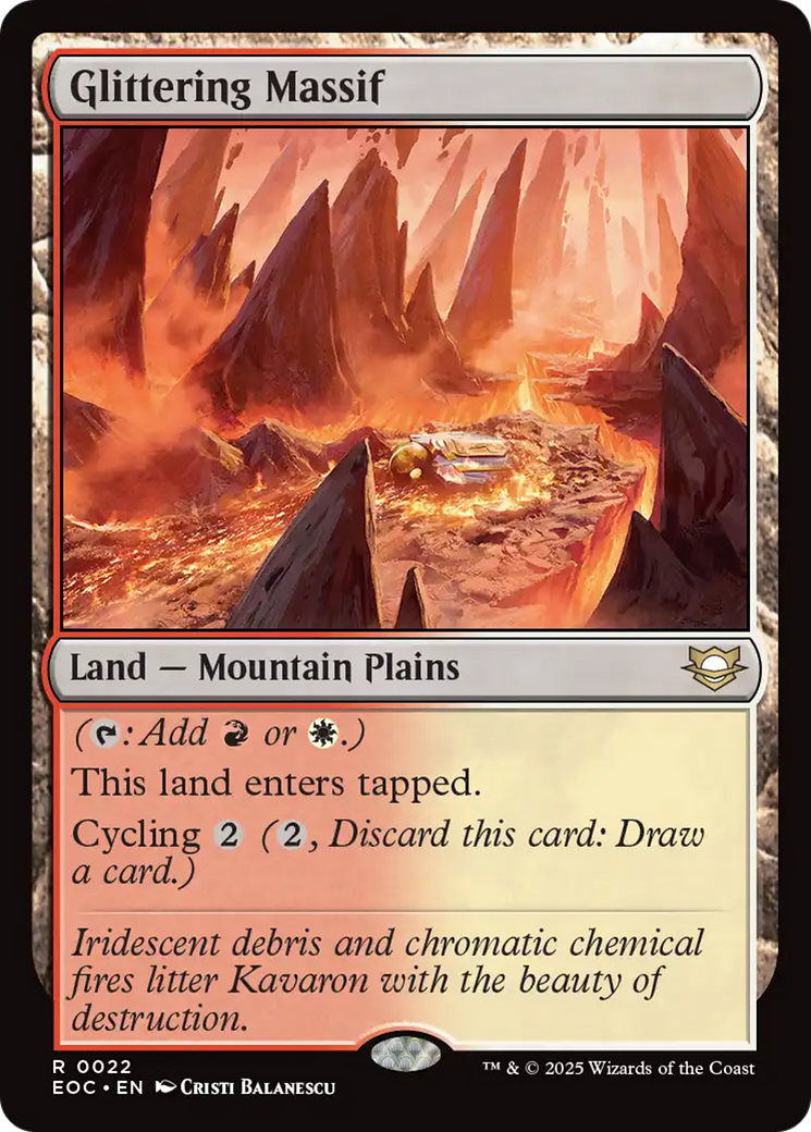 Glittering Massif [Edge of Eternities Commander] - Magic: The Gathering - Card Brawlers | Quebec | Canada |