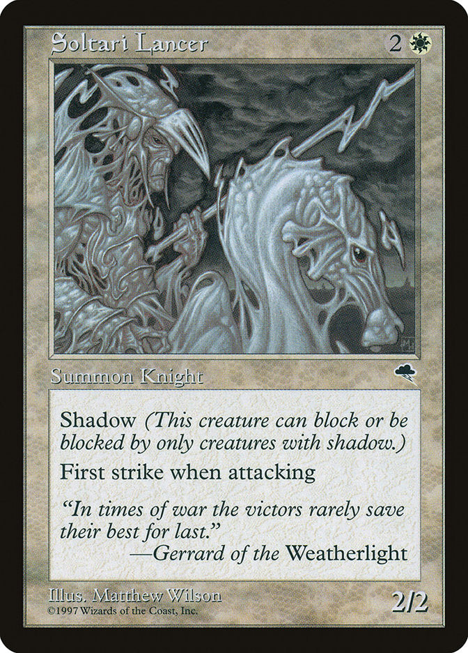 Soltari Lancer [Tempest] - Magic: The Gathering - Card Brawlers | Quebec | Canada |