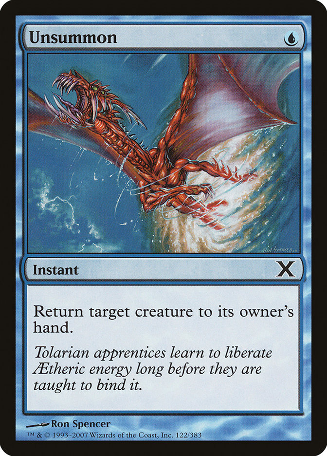Unsummon [Tenth Edition] - Magic: The Gathering - Card Brawlers | Quebec | Canada |