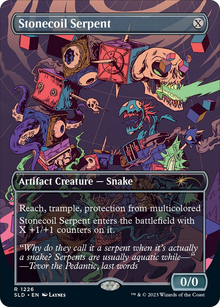 Stonecoil Serpent (Borderless) [Secret Lair Drop Series] - Magic: The Gathering - Card Brawlers | Quebec | Canada |