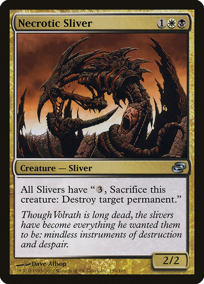 Necrotic Sliver [Planar Chaos] - Magic: The Gathering - Card Brawlers | Quebec | Canada |