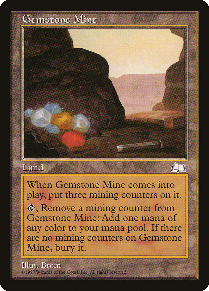 Gemstone Mine [Weatherlight] - Magic: The Gathering - Card Brawlers | Quebec | Canada |