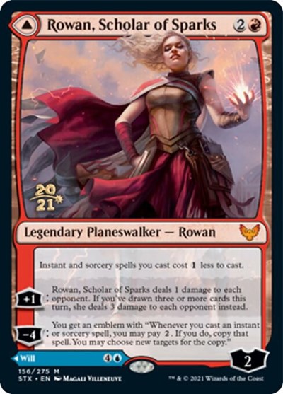 Rowan, Scholar of Sparks // Will, Scholar of Frost [Strixhaven: School of Mages Prerelease Promos] - Magic: The Gathering - Card Brawlers | Quebec | Canada |