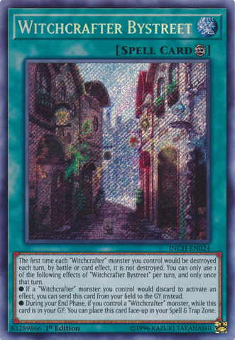 Witchcrafter Bystreet [INCH-EN024] Secret Rare - Yu-Gi-Oh! - Card Brawlers | Quebec | Canada |