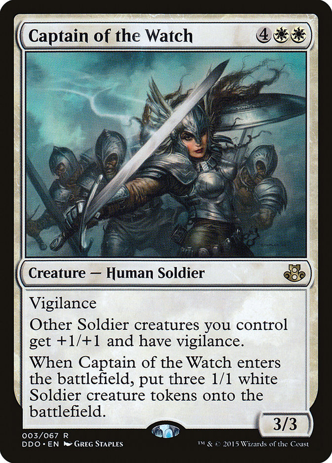 Captain of the Watch [Duel Decks: Elspeth vs. Kiora] - Magic: The Gathering - Card Brawlers | Quebec | Canada |