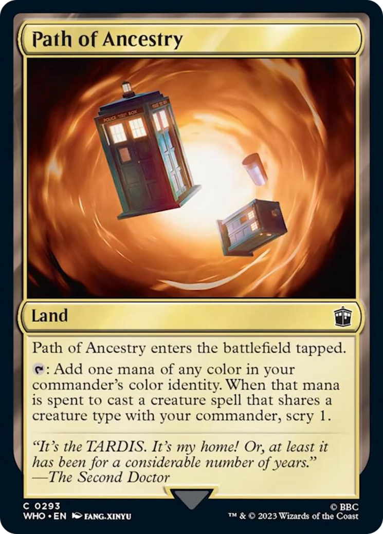 Path of Ancestry [Doctor Who] - Magic: The Gathering - Card Brawlers | Quebec | Canada |