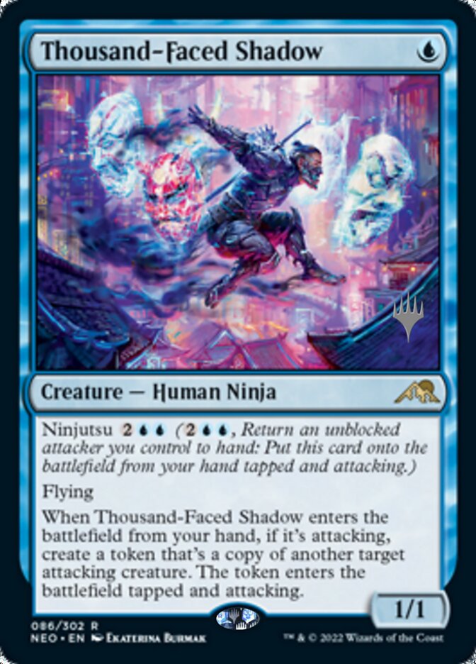 Thousand-Faced Shadow (Promo Pack) [Kamigawa: Neon Dynasty Promos] - Magic: The Gathering - Card Brawlers | Quebec | Canada |
