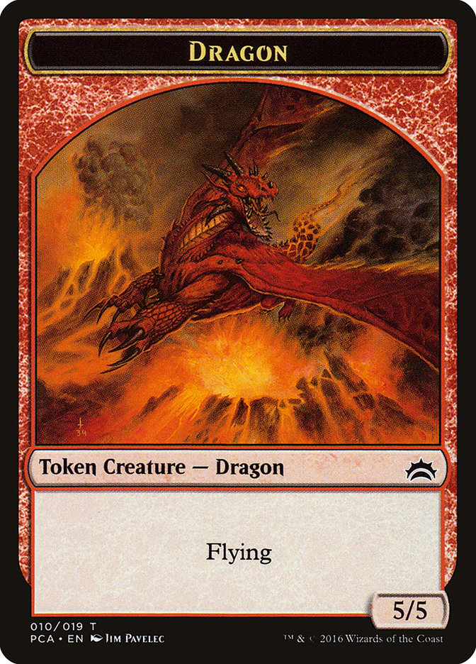 Dragon // Saproling Double-Sided Token [Planechase Anthology Tokens] - Magic: The Gathering - Card Brawlers | Quebec | Canada |