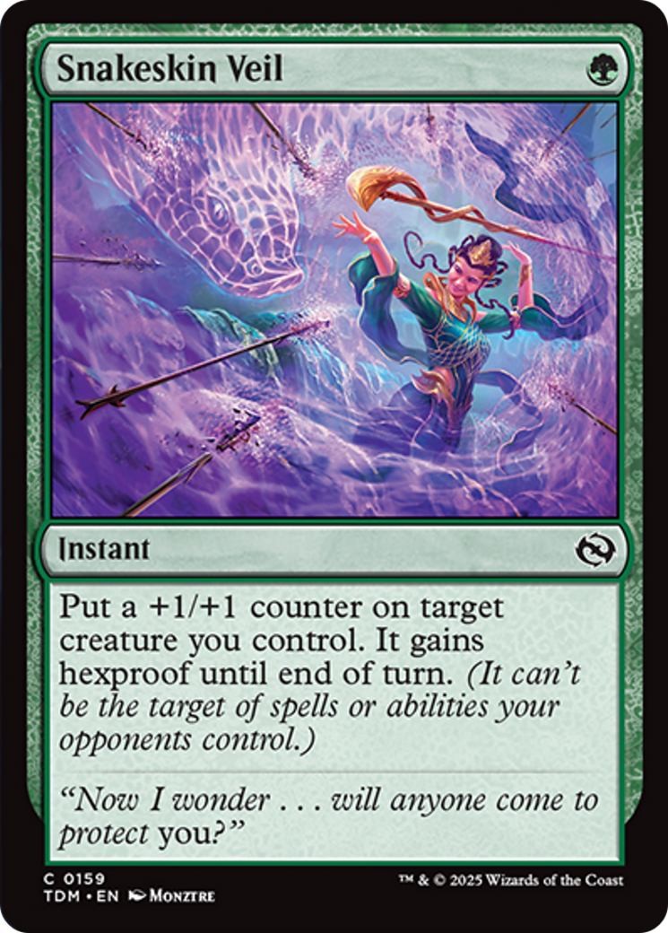 Snakeskin Veil [Tarkir: Dragonstorm] - Magic: The Gathering - Card Brawlers | Quebec | Canada |