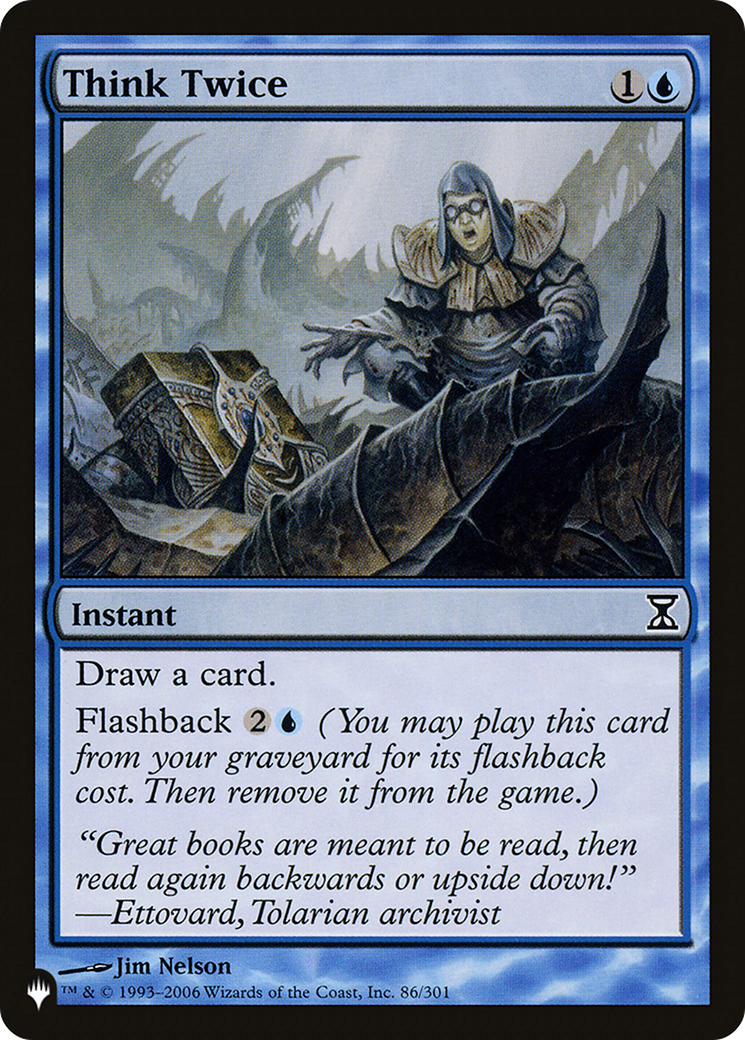 Think Twice [The List] - Magic: The Gathering - Card Brawlers | Quebec | Canada |