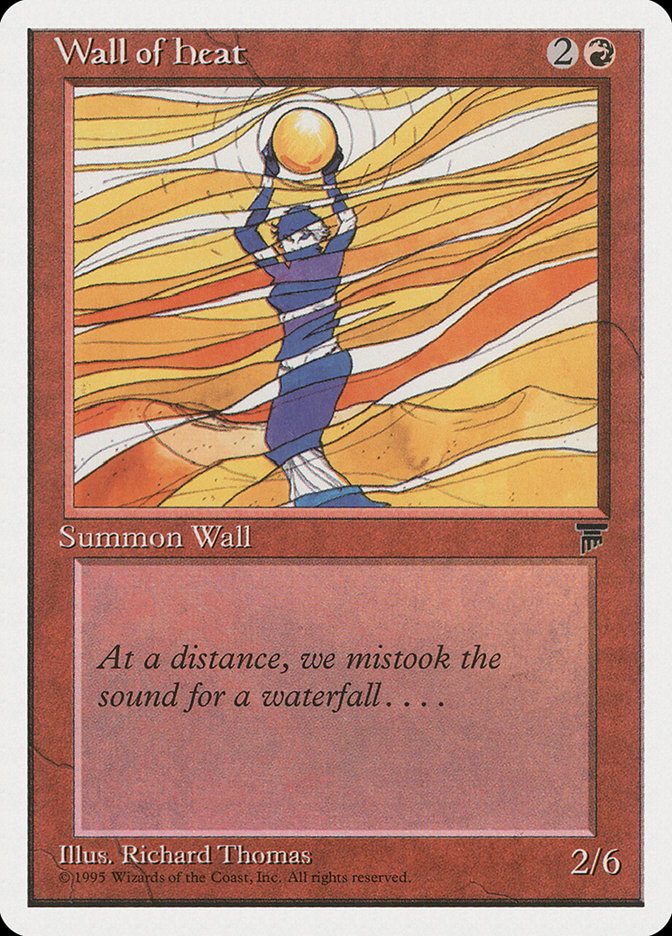 Wall of Heat [Chronicles] - Magic: The Gathering - Card Brawlers | Quebec | Canada |