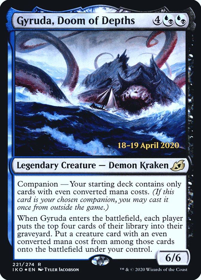 Gyruda, Doom of Depths [Ikoria: Lair of Behemoths Prerelease Promos] - Magic: The Gathering - Card Brawlers | Quebec | Canada |