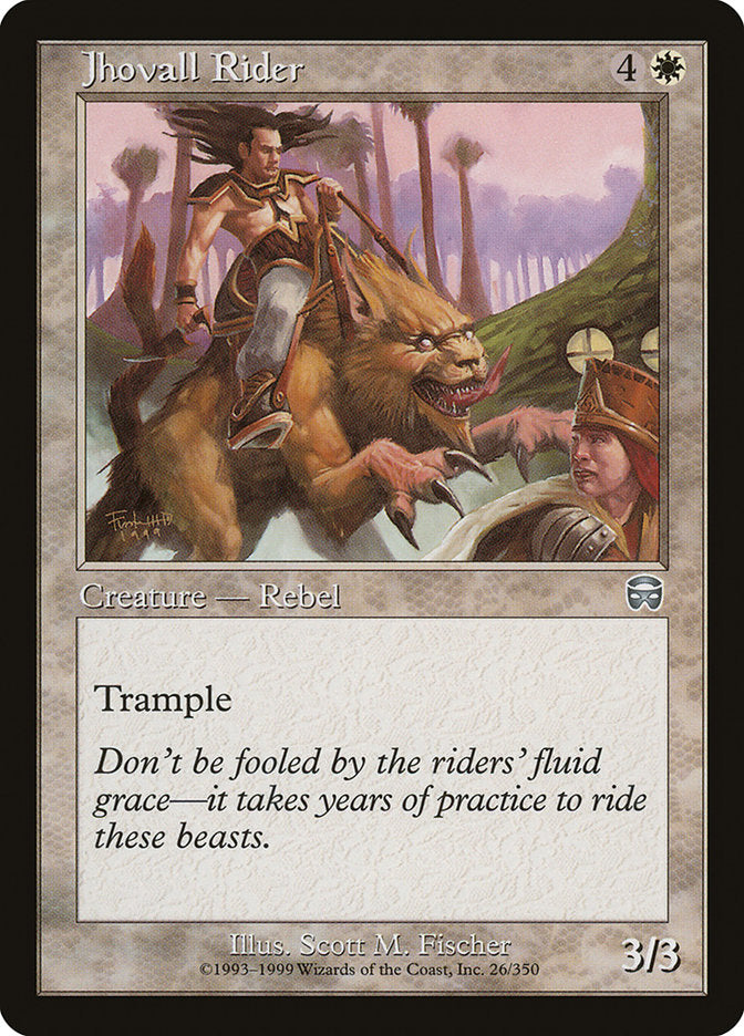 Jhovall Rider [Mercadian Masques] - Magic: The Gathering - Card Brawlers | Quebec | Canada |