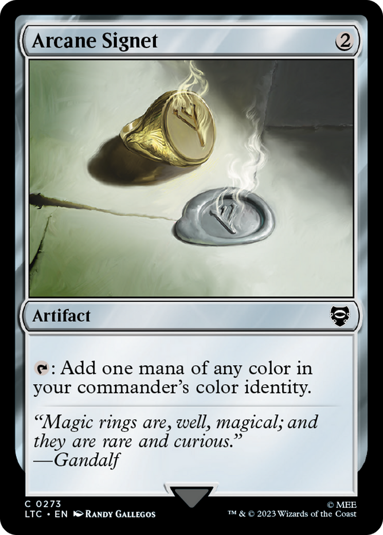 Arcane Signet [The Lord of the Rings: Tales of Middle-Earth Commander] - Magic: The Gathering - Card Brawlers | Quebec | Canada |
