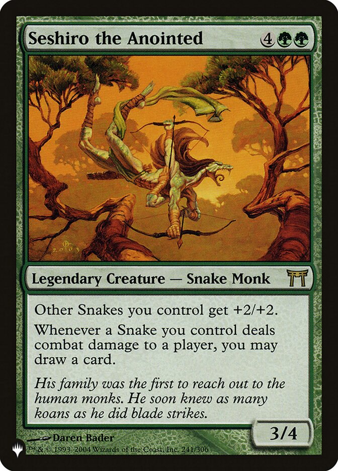 Seshiro the Anointed [The List] - Magic: The Gathering - Card Brawlers | Quebec | Canada |