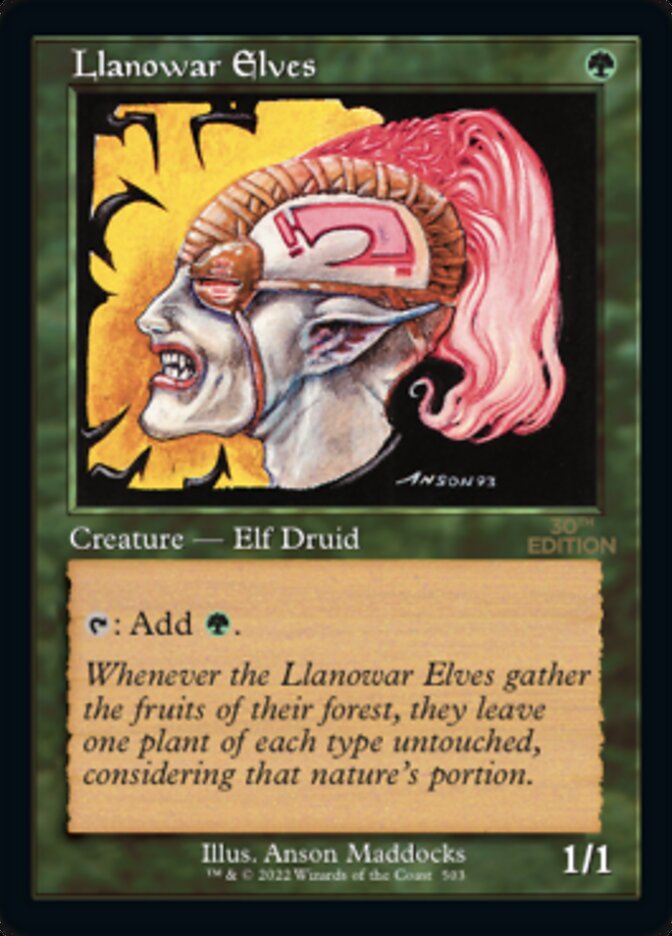 Llanowar Elves (Retro) [30th Anniversary Edition] - Magic: The Gathering - Card Brawlers | Quebec | Canada |