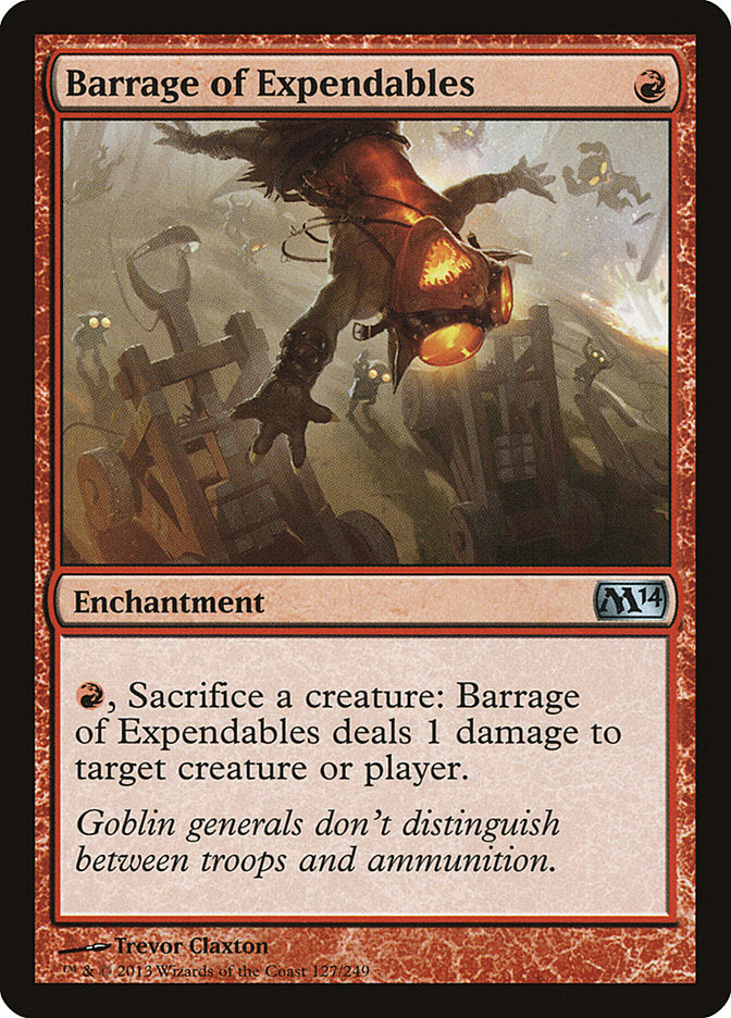 Barrage of Expendables [Magic 2014] - Magic: The Gathering - Card Brawlers | Quebec | Canada |