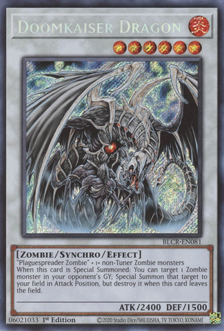 Dragon Doomkaiser [BLCR-EN081] Secret Rare 