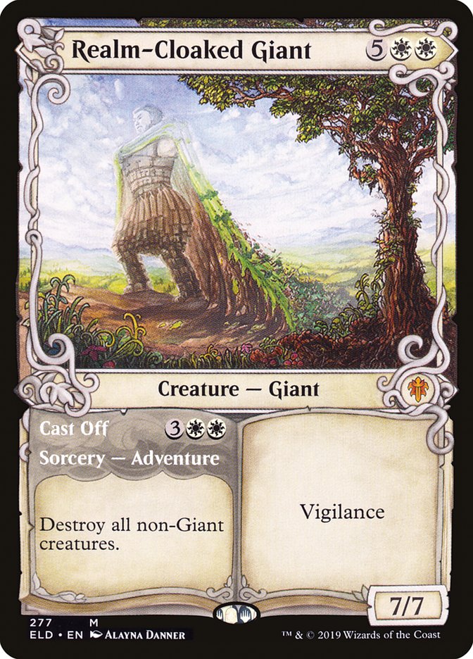 Realm-Cloaked Giant // Cast Off (Showcase) [Throne of Eldraine] - Magic: The Gathering - Card Brawlers | Quebec | Canada |