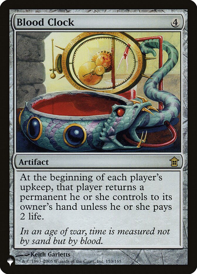 Blood Clock [The List] - Magic: The Gathering - Card Brawlers | Quebec | Canada |