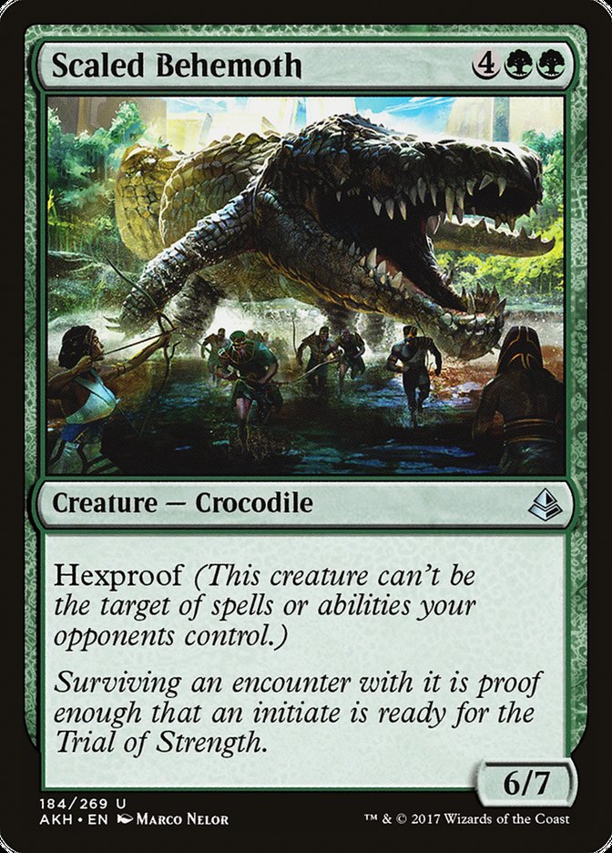 Scaled Behemoth [Amonkhet] - Magic: The Gathering - Card Brawlers | Quebec | Canada |
