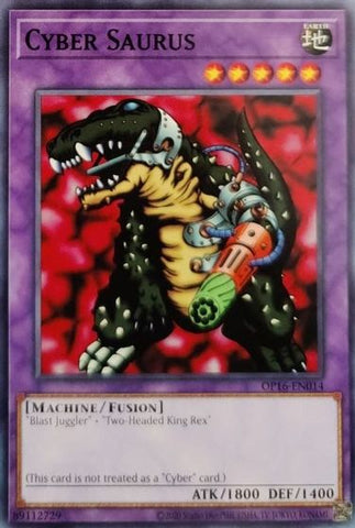Cyber Saurus [OP16-EN014] Common - Yu-Gi-Oh! - Card Brawlers | Quebec | Canada |