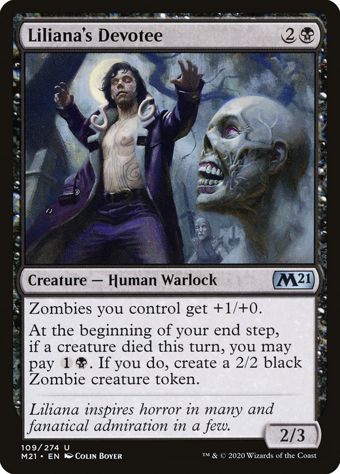 Liliana's Devotee [Core Set 2021] - Magic: The Gathering - Card Brawlers | Quebec | Canada |