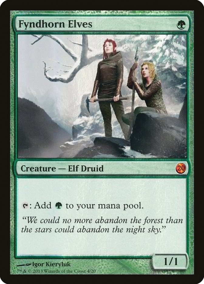 Fyndhorn Elves [From the Vault: Twenty] - Magic: The Gathering - Card Brawlers | Quebec | Canada |