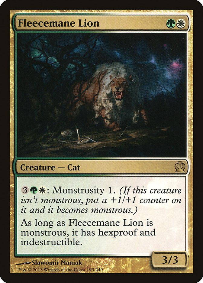 Fleecemane Lion [Theros] - Magic: The Gathering - Card Brawlers | Quebec | Canada |