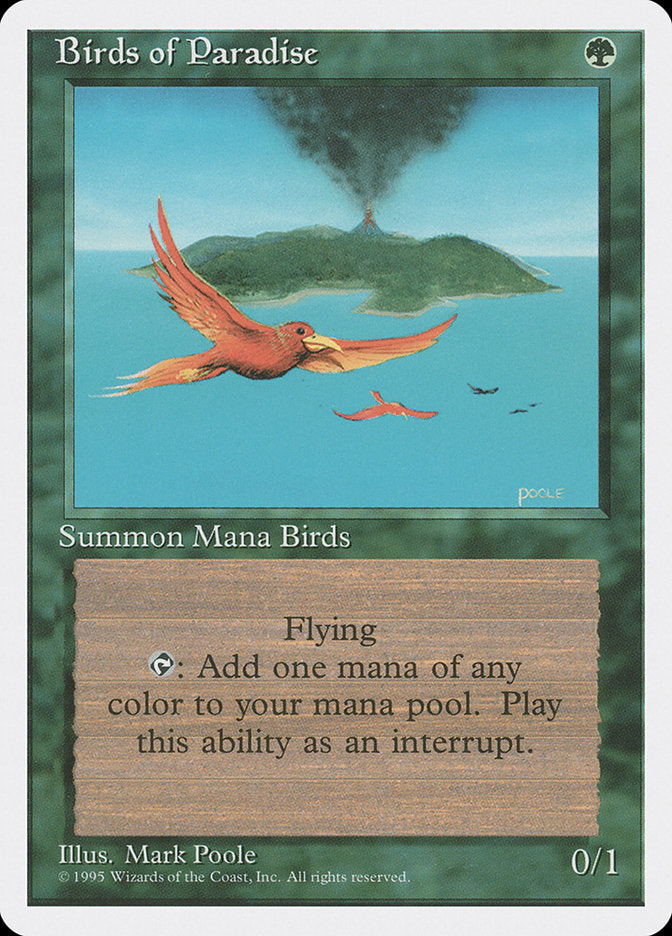 Birds of Paradise [Fourth Edition] - Magic: The Gathering - Card Brawlers | Quebec | Canada |