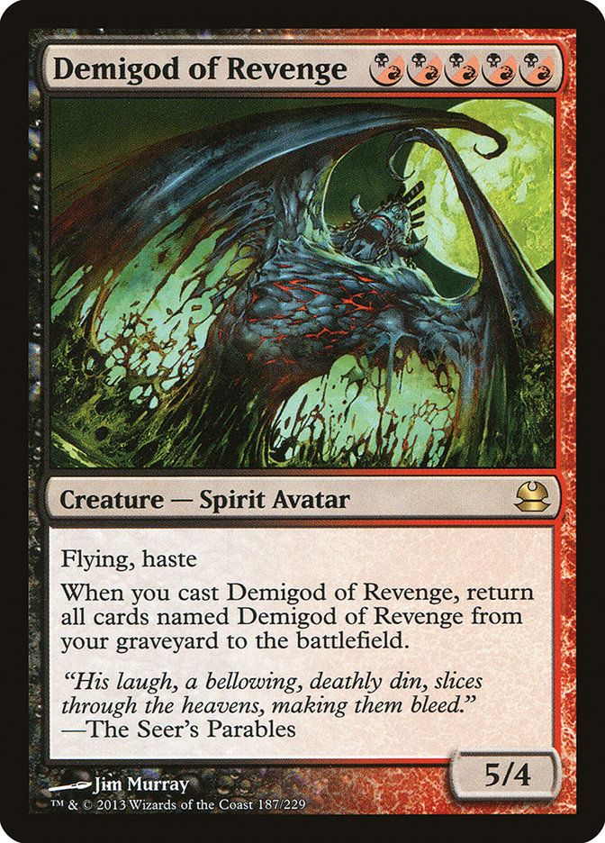 Demigod of Revenge [Modern Masters] - Magic: The Gathering - Card Brawlers | Quebec | Canada |