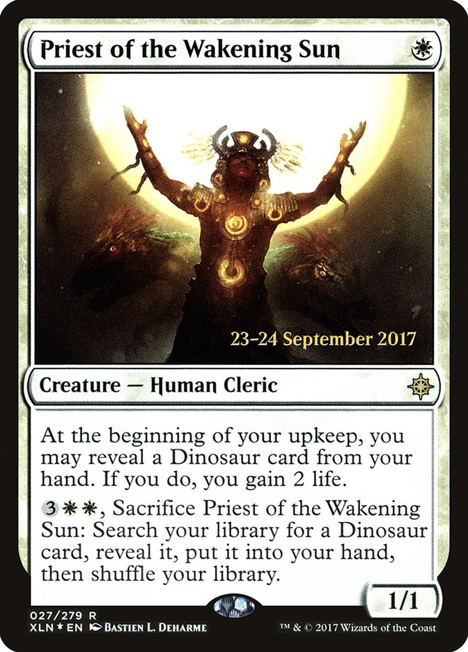 Priest of the Wakening Sun [Ixalan Prerelease Promos] - Magic: The Gathering - Card Brawlers | Quebec | Canada |