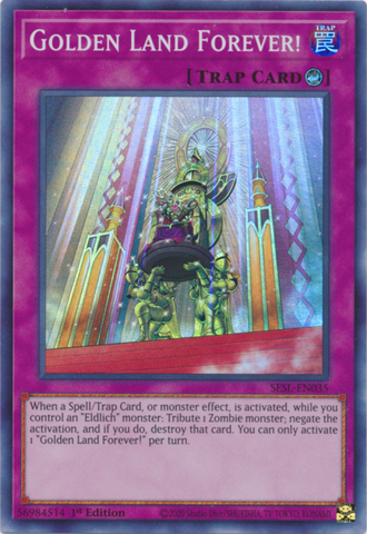 Golden Land Forever! [SESL-EN035] Super Rare - Yu-Gi-Oh! - Card Brawlers | Quebec | Canada |